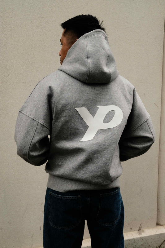 Muted Heat 'Grey' Zip Sweat