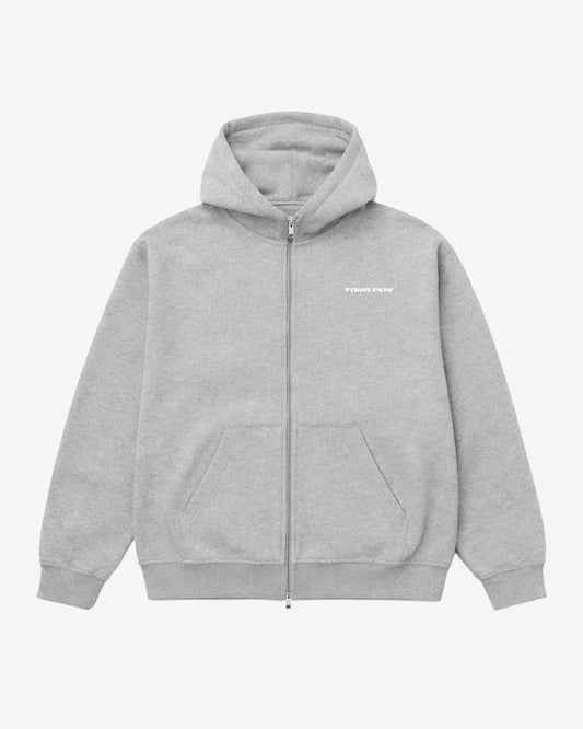 'Grey' Zip Sweat